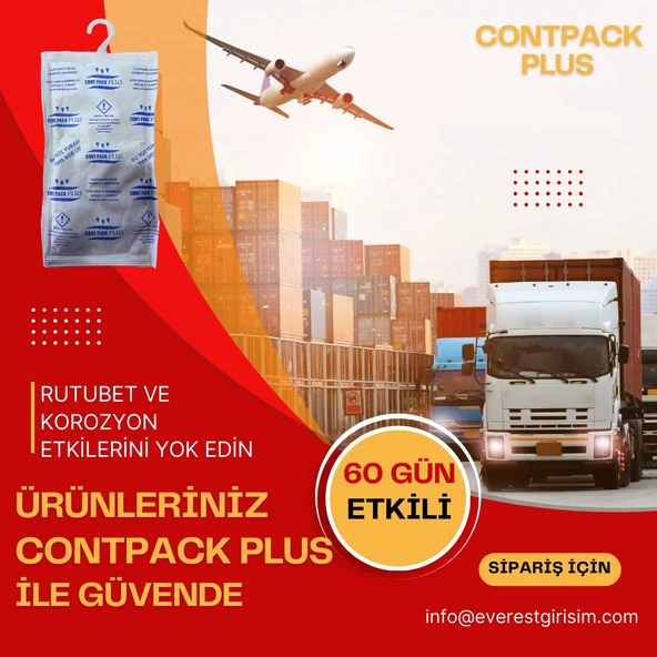Contpack Plus Askısız Nem Alıcı Rutubet Engelleyici Konteyner Kurutucu 10 Adet 3800 Gr. ürün görseli 1
