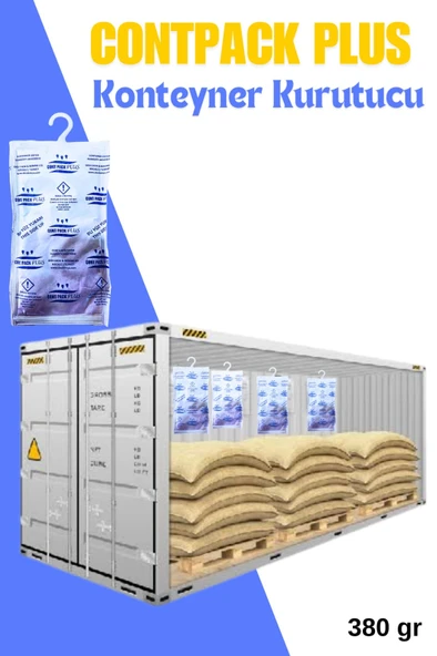 Contpack Plus Askısız Nem Alıcı Rutubet Engelleyici Konteyner Kurutucu 1 Adet 380 GR. ürün görseli 1