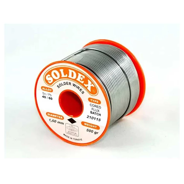 40-60 Lehim Teli 500 Gr 1.2 mm - Sn:40 / Pb:60 ürün görseli 1