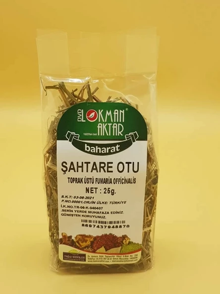 Şahtare Otu 25 Gr, Lokman Aktar ürün görseli 1