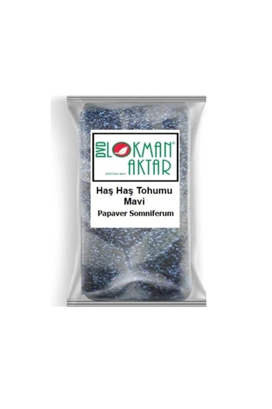 Mavi Haş Haş Haşhaş Tohumu 1 Kg, Lokman Aktar ürün görseli 1