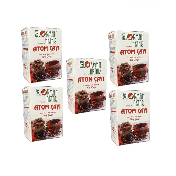 Lokman Aktar Atom Çayı 180gr 5' Li ürün görseli 1