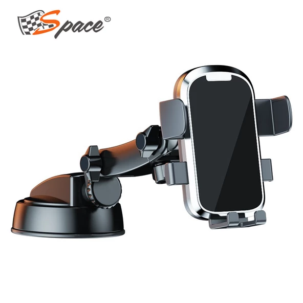 Torpido üstü 360 derece dönebilen 25,5 cm telefon tutacağı krom / SYTE200 ürün görseli 1