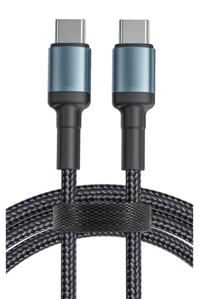 Poco X2 X3 X3 GT X3 NFC X3 Pro Şarj Kablosu Type-C to Type-C 2 Metre 60W Hızlı Şarj Azn-Ca79 ürün görseli 1