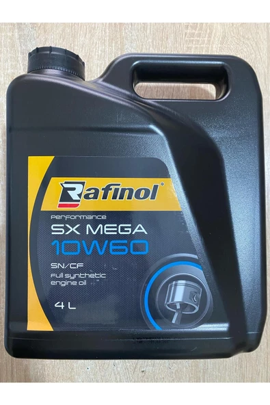 Rafinol SX Mega 10W-60 SN/CF Motor yağı 4L - 2023 ürün görseli 1