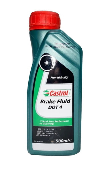 CASTROL Brake Fluid Dot 4 Fren Hidroliği 500 ml ürün görseli 1