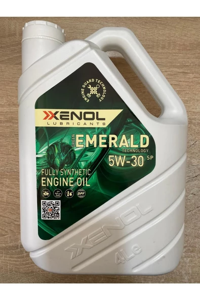 XENOL Emerald Green SP 5W-30 DPF li Tam Sentetik Motor Yağı 4 litre - 2024 ürün görseli 1