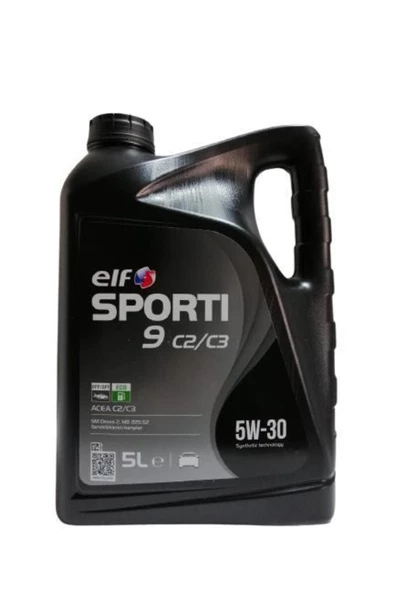 ELF Sporti 9 C2/c3 Dpf (PARTİKÜL) 5w-30 5lt – 2024 ürün görseli 1