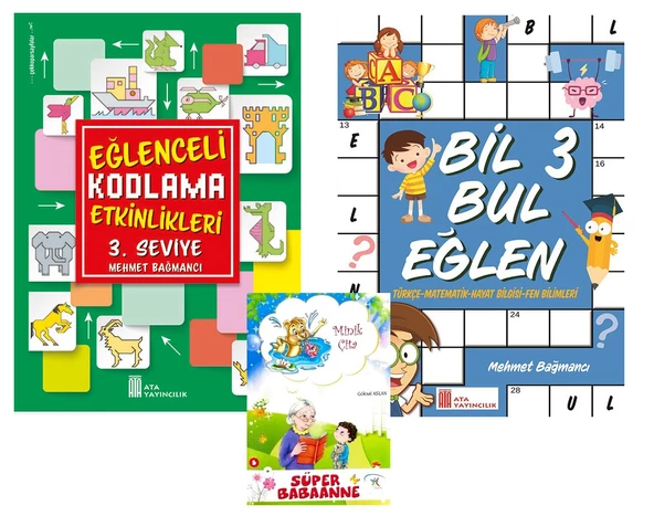 Ata 3.Sınıf Kodlama + Bil Bul Eğlen - Resim 2