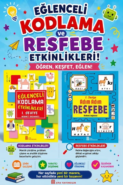 Ata 1.Seviye Kodlama+Resfebe Etkinlikleri Seti ürün görseli 1