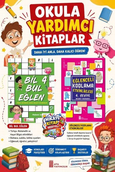 Ata 4.Sınıf Kodlama + Bil Bul Eğlen ürün görseli 1