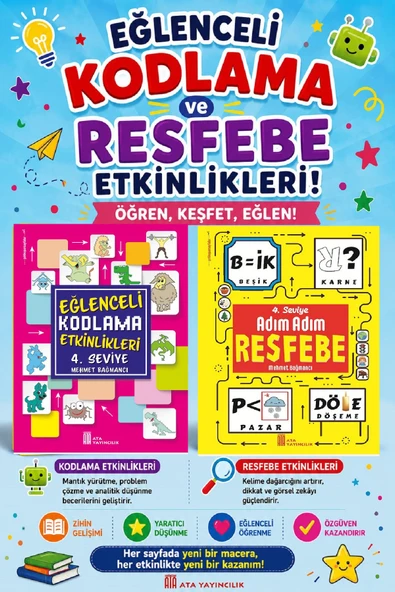 Ata 4.Seviye Kodlama+Resfebe Etkinlikleri Seti ürün görseli 1