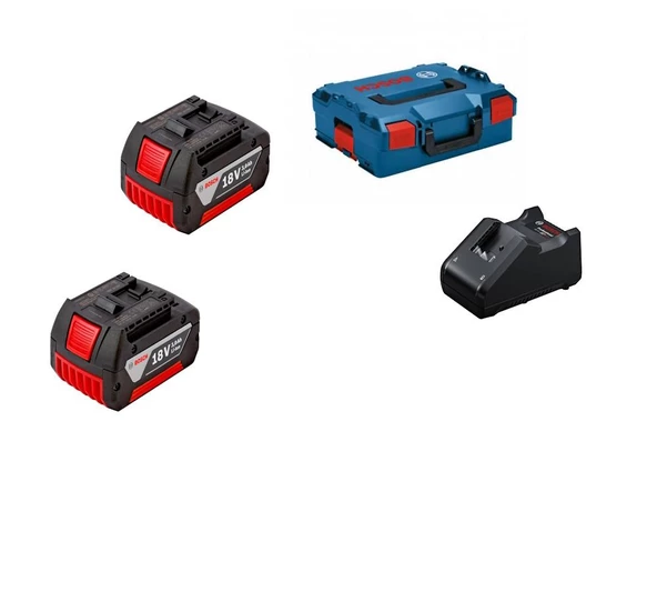 Bosch GBA 18V 2x3ah + GAL 18V-40 + L-box ürün görseli 1