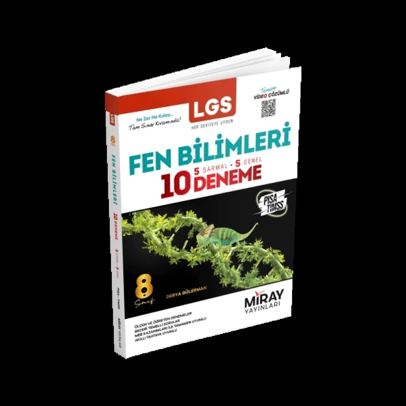 Miray 8. Sınıf Fen Bilimleri 10 Deneme ürün görseli 1