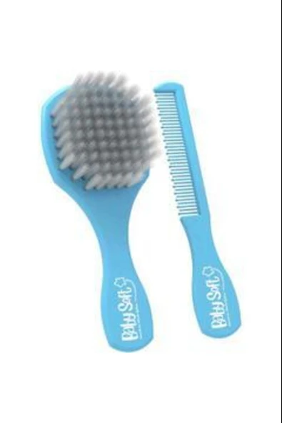 Babysoft Fırça & Tarak Seti Mavi Kız /erkek 580 ürün görseli 1