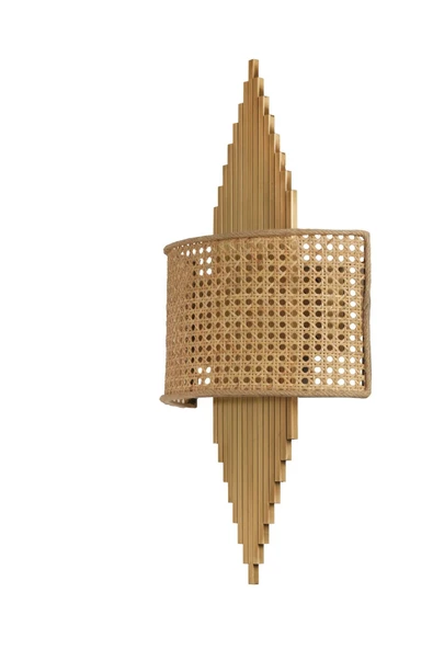 Lumexx ASLI ESKİTME OVAL RATTAN ABAJURLU APLİK ürün görseli 1