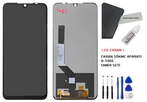 Tkgz - Xiaomi Redmi NOTE 7 Lcd Ekran Dokunmatik + B-7000 + Tamir Kiti ürün görseli 1