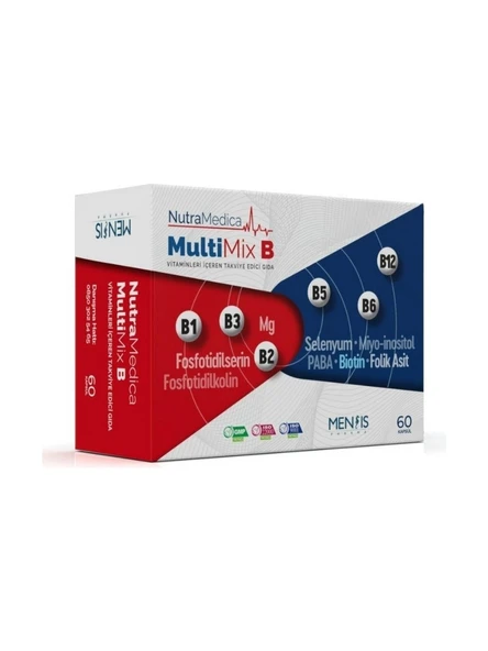 Mensis NutraMedica MultiMix B 60 Kapsül ürün görseli 1