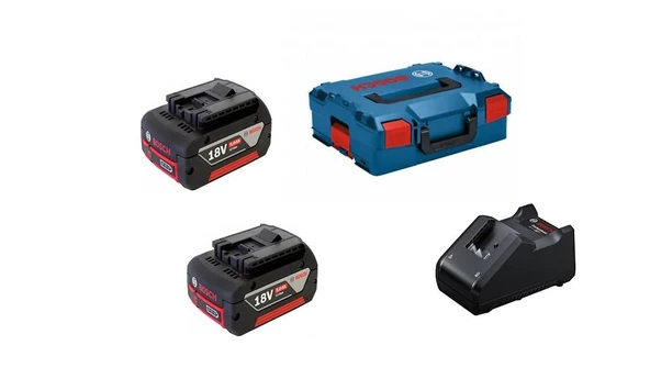 Bosch GBA 18V 2x5ah + GAL 18V-40 + L-box ürün görseli 1