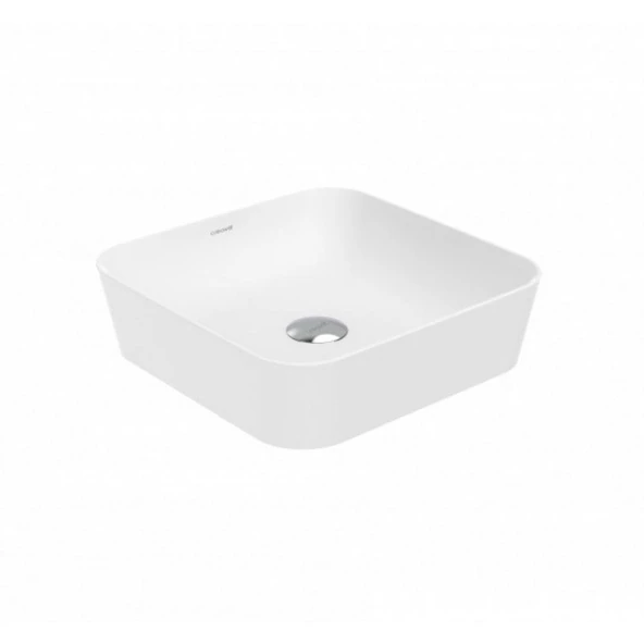 Creavit Ultra Kare Çanak Lavabo Beyaz 40cm ürün görseli 1