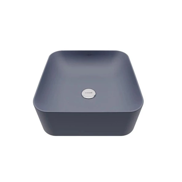 Creavit Ultra Kare Çanak Lavabo Basalt Mat 40cm ürün görseli 1