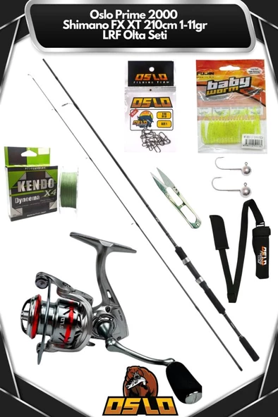 Oslo Prime 2000 Shimano FX XT 210cm 1-11gr LRF Olta Seti ürün görseli 1