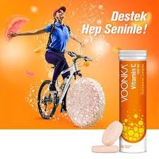 PTTAVM: Voonka Vitamin C 1000 mg Glutathione Complex 15 Efervesan Tablet