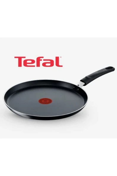 Tefal Simplicity 25 Cm Krep Tavası Siyah ürün görseli 1