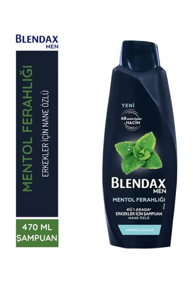 Blendax Mentol Ferahlığı Erkekler Için Nane Özlü Şampuan 470 ml ürün görseli 1