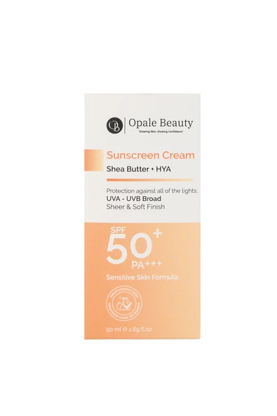 Opale Beauty SunScreen Cream 50ml SPF 50+ PA++++  UVA ve UVB Tam Koruma - Shea Butter+HYA ürün görseli 1