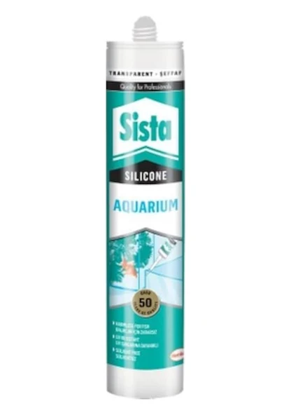Sista Akvaryum Silikonu Şeffaf 310 ML 3 Adet ürün görseli 1