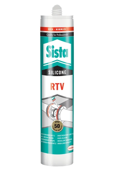 Sista Rtv Silikon Sıvı Conta (300° C) Kırmızı 310 ml ürün görseli 1