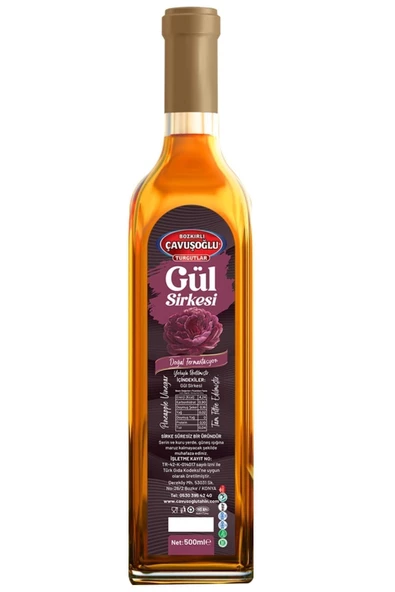 Gül Sirkesi Doğal Fermantasyon 500ml ürün görseli 1
