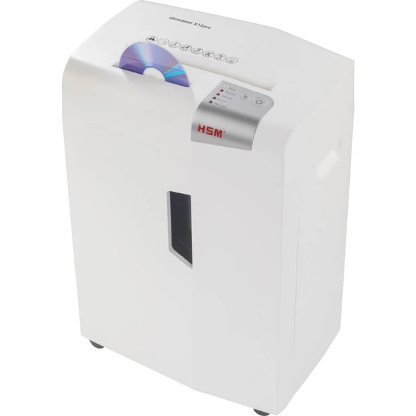 HSM SHREDSTAR X12 PRO Evrak İmha Makinesi / Kağıt Kırpma Makinesi - CD İmha Makinesi -Parçacık kesim 2x15mm - 26lt ürün görseli 1