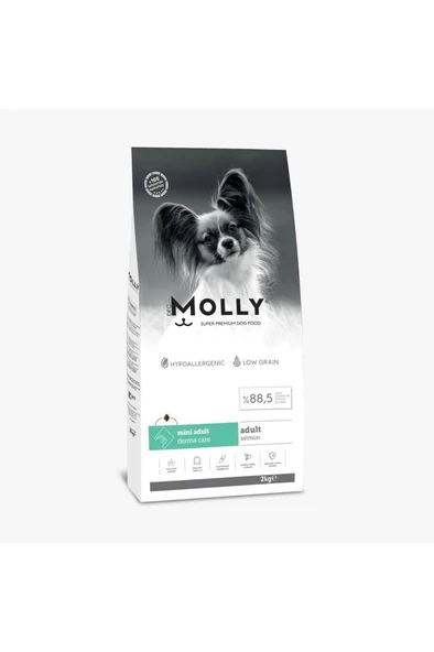 Molly Somonlu Mini Irk Yetişkin Köpek Maması 2 kg ürün görseli 1