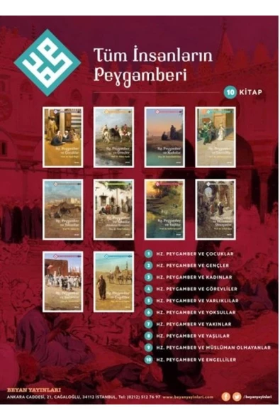 Beyan Yayınları Tüm Insanların Peygamberi Serisi (10 KİTAP) ürün görseli 1
