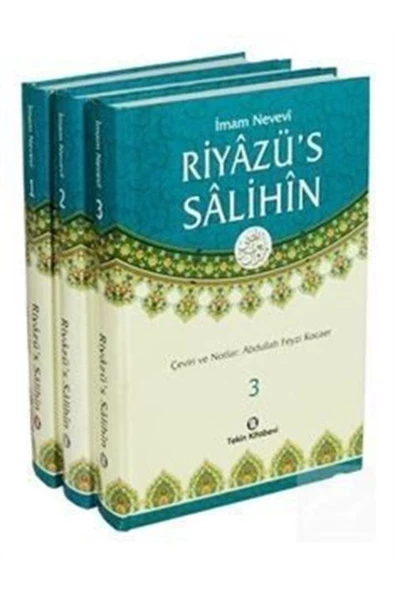 Tekin Kitabevi Riyazü's Salihin Tercümesi (3 CİLT TAKIM) & Ahlakı Olgunlaştıran Hadisler ürün görseli 1