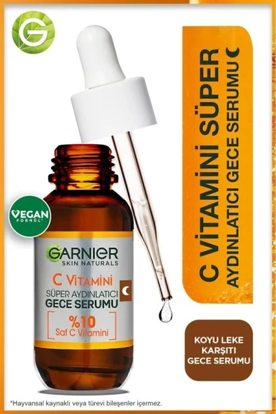 Garnier C Vitamini Süper Aydınlatıcı Gece Serumu 30 Ml ürün görseli 1