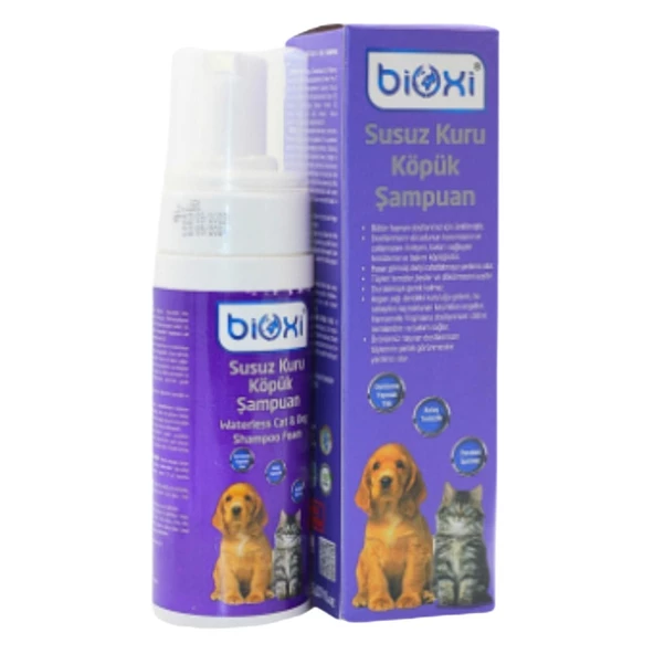Bioxi  Kedi & Köpek İçin Köpük Şampuan 150 Ml ürün görseli 1