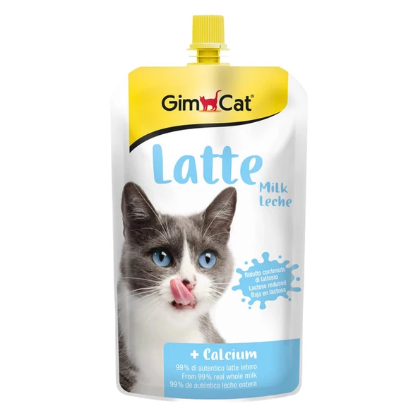Gimcat  GIMCAT KEDİ ÖDÜL CAT MILK LATTE KEDİ SÜTÜ 200ML ürün görseli 1