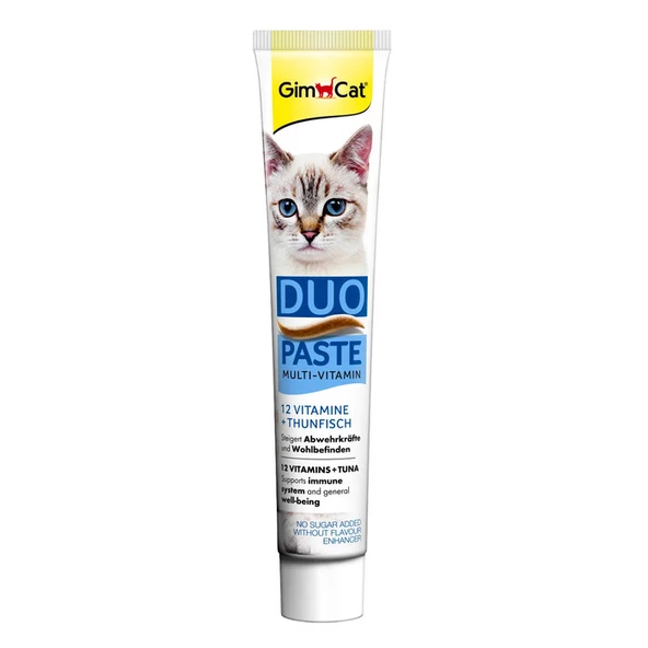 Gimcat  Multi-Vitamin Duo Paste Tuna + 12 Vitaminli 50 gr ürün görseli 1