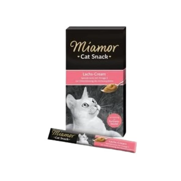 Miamor  Cream Somonlu Kedi Ödülü 6X15 Gr. ürün görseli 1