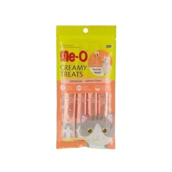 Me-O  Somonlu Krema Kedi Ödülü 4x15 gr ürün görseli 1