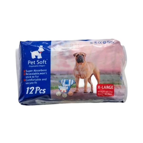 Pet Soft  Köpek Alt Bağlama Bezi X-large ürün görseli 1