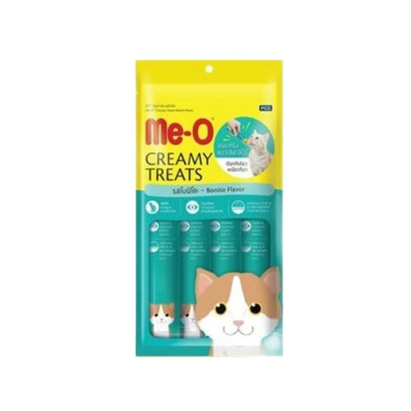 Me-O  Creamy Treats Palamut Etli Tamamlayıcı 4x15gr ürün görseli 1