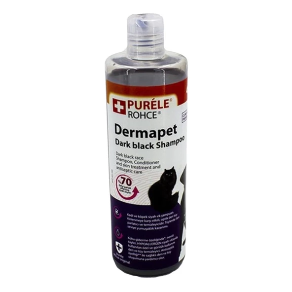 Purele  Purele Siyah Kedi Ve Köpekler İçin Islak Şampuan 450 ml ürün görseli 1