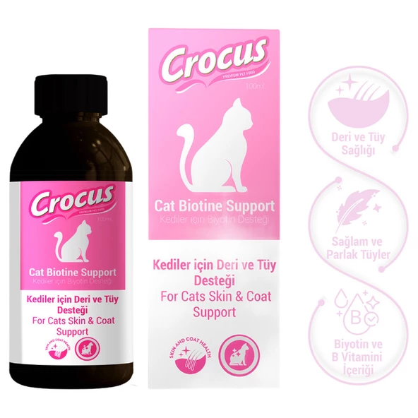 Crocus  Kedi Tüy Sağlığı Damlası 100 Ml ürün görseli 1