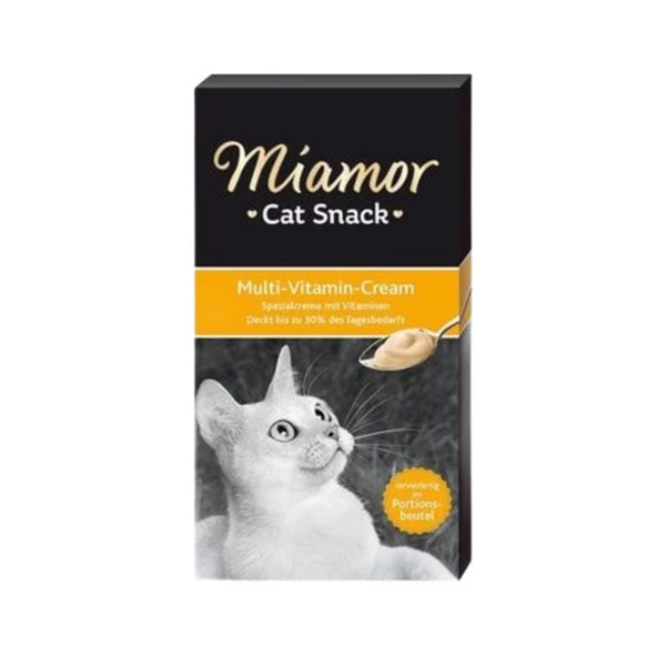 Miamor  Cream Multivitamin Kedi Ödülü 6x15 gr ürün görseli 1