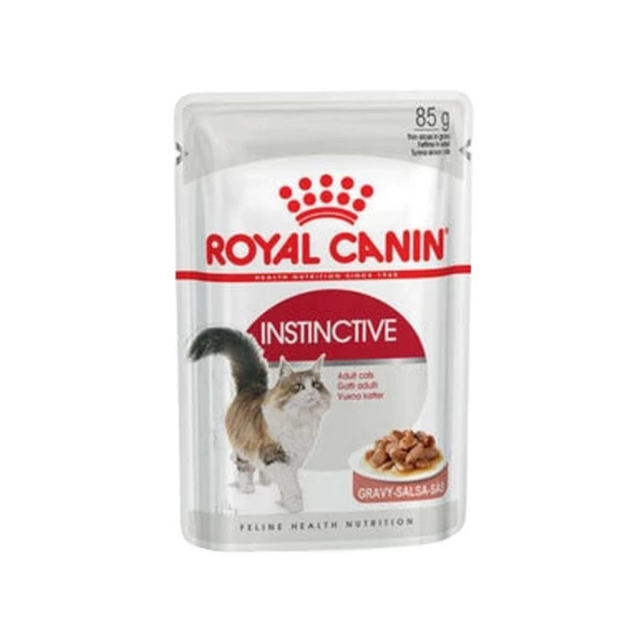 Royal Canin  Instinctive Gravy Yetişkin Kedi Pouch Yaş Maması 85 gr ürün görseli 1