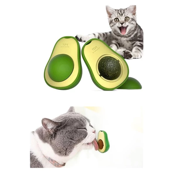 Demirhan   Catnipli Avokado Kedi Nanesi Oyuncağı ürün görseli 1